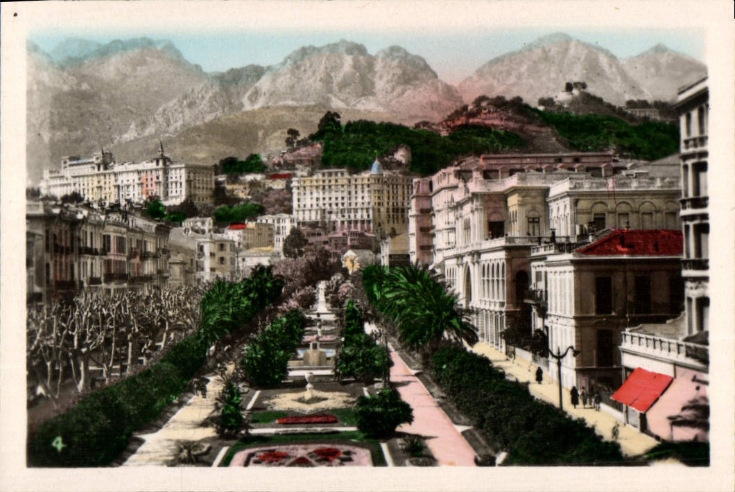 CPM Menton Le jardin public