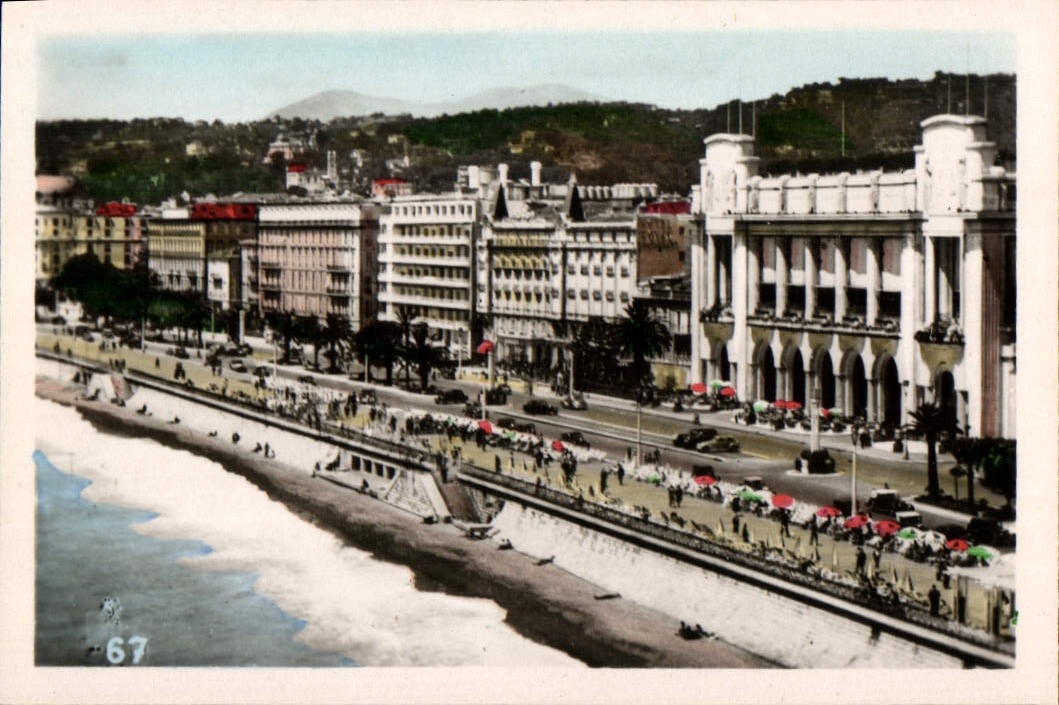 POSTAL MODERNA Niza el paladar del mediterráneo