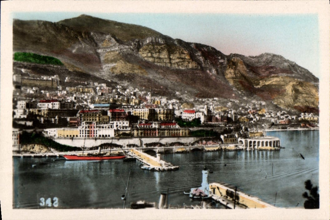 MODERN CARD Monte Carlo Seen from of Monaco