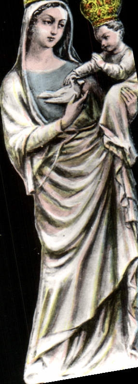 MODERN CARD Pilgrimage of Notre Dame of Sion Notre Dame Protective of Lorraine