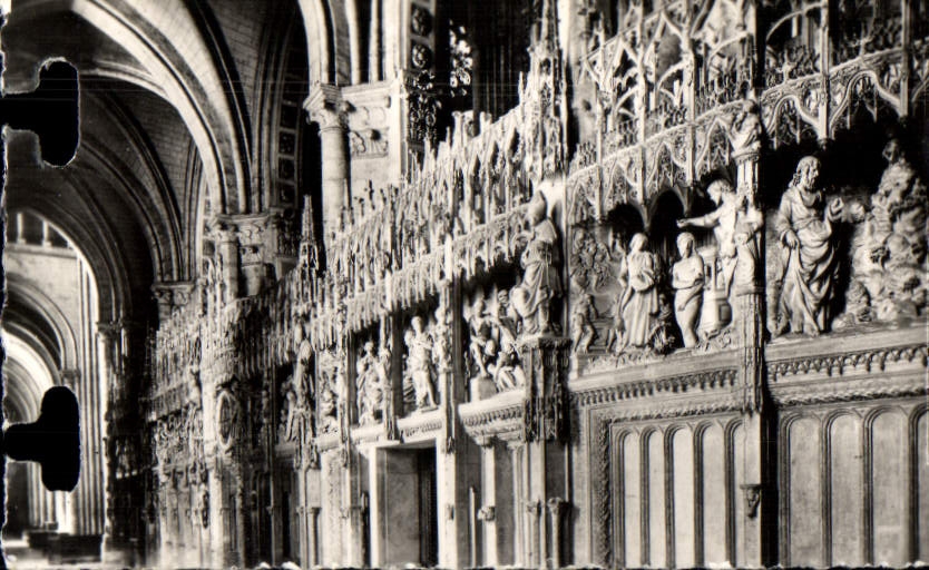 CPM Chartres La Cathedrale Le Tour du Choeur
