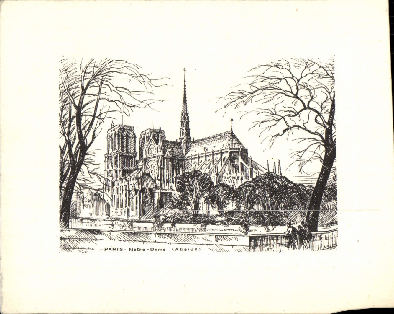 CPM Paris Notre Dame Abside