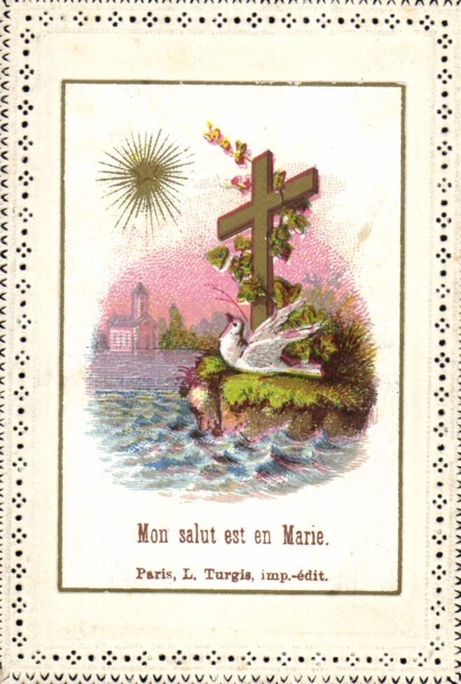 VINTAGE POSTCARD Brodee My safety is as a Marie