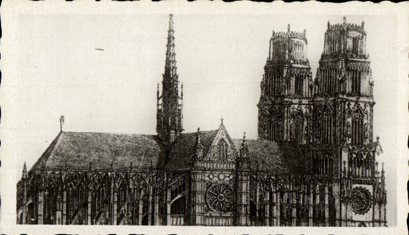 CPM Orleans la Cathedrale Ste Croix