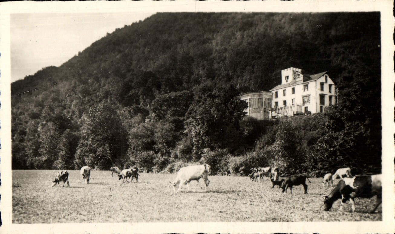 MODERN CARD the Caves De Betharram the Hall of Exit and the Restaurant of the caves