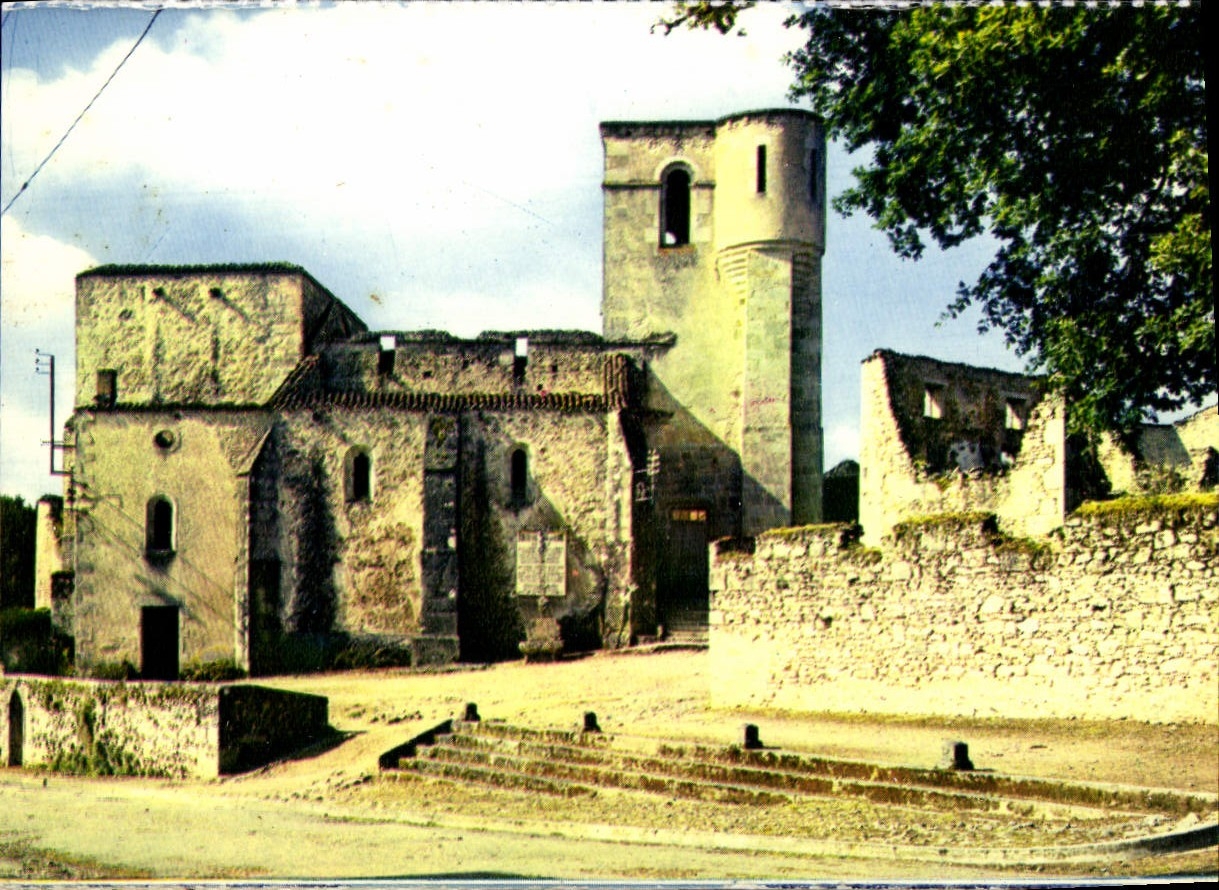 MODERN CARD Oradour On Glane Abbot JB Chapelle Was Shoots With Its Militaria Parishioners