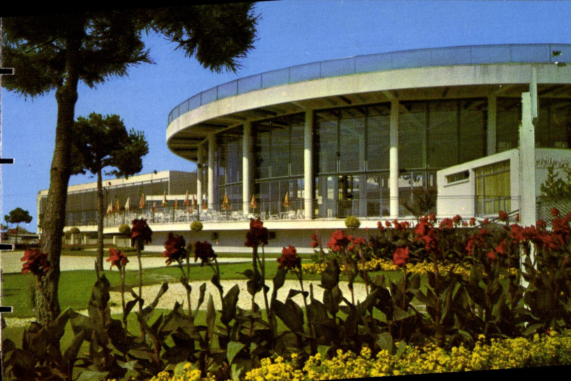 POSTAL MODERNA jardines de Royan del casino el de la Rotonda
