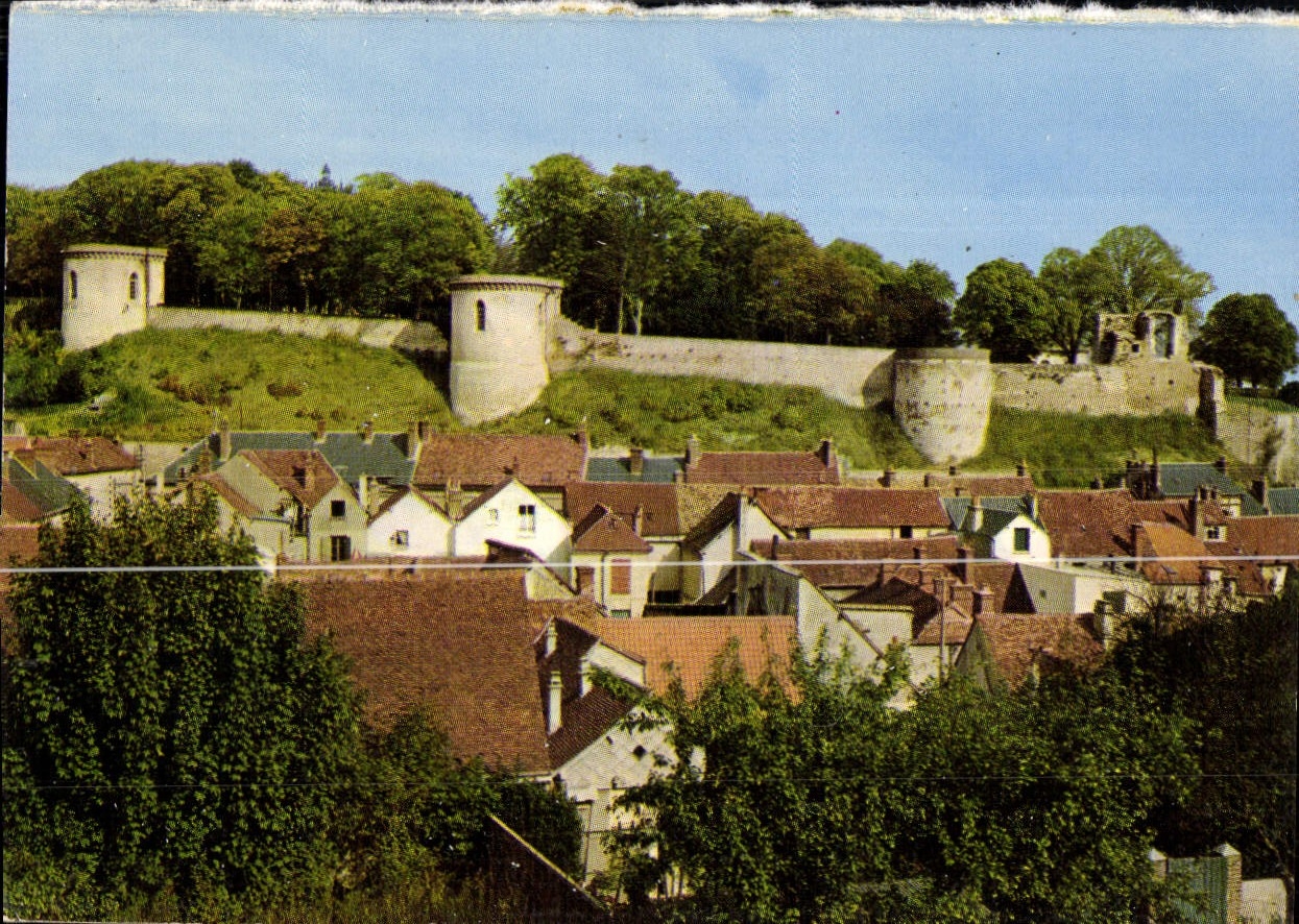 POSTAL MODERNA paredes reales de St. Louis de la cámara acorazada de Dreux del castillo de las cuentas De Dreux