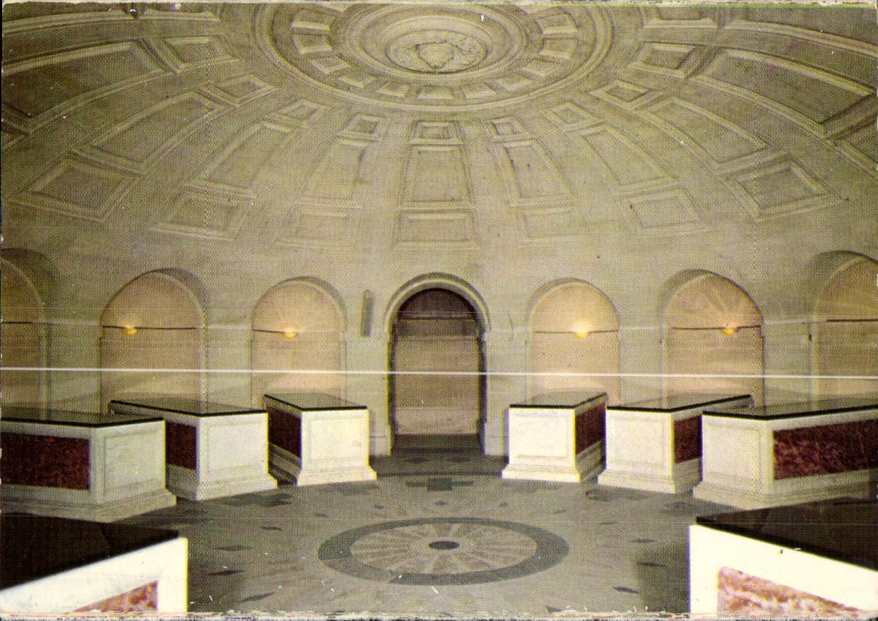 POSTAL MODERNA cripta real de St. Louis de la cámara acorazada de Dreux de Lefranc