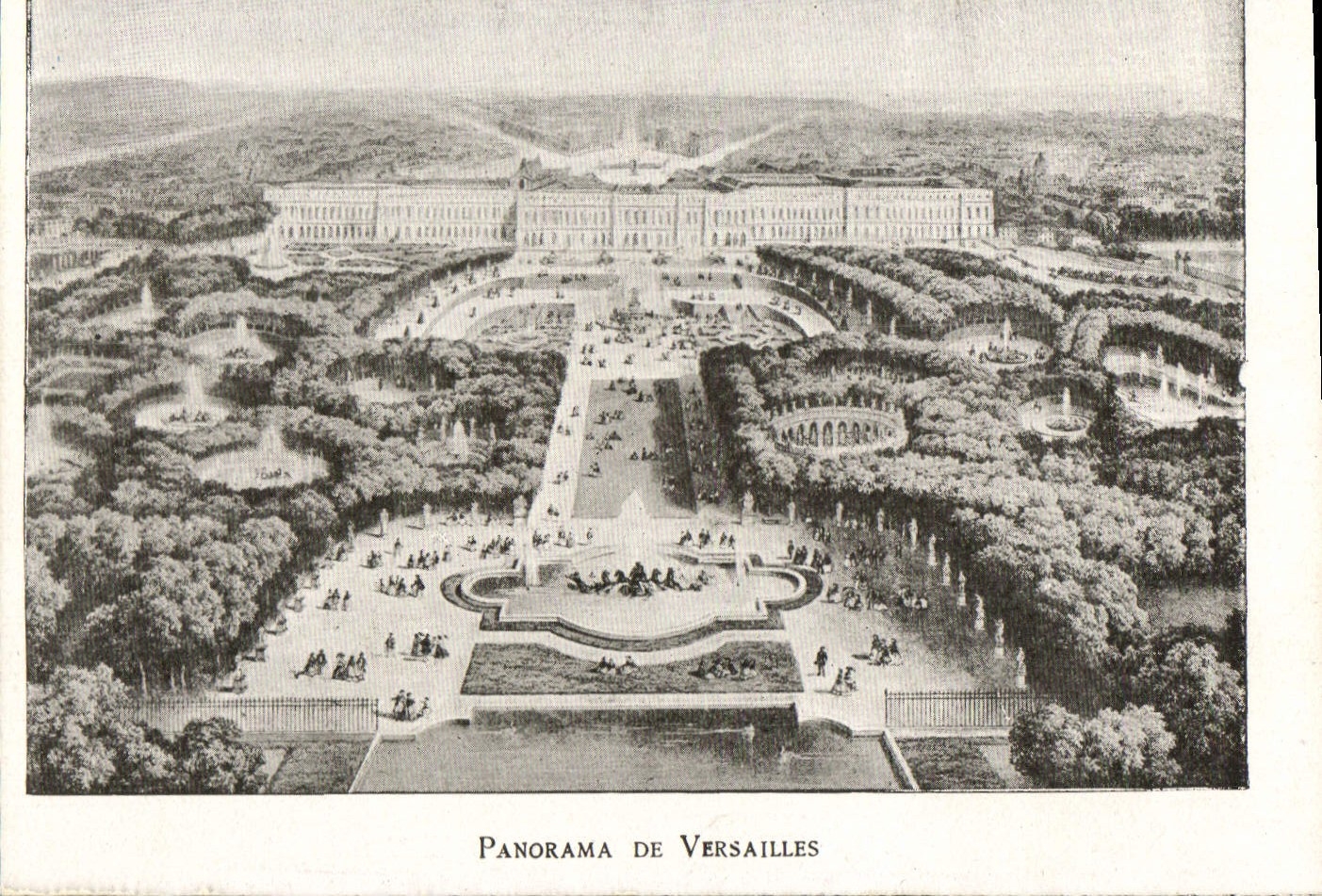 CPM Panorama De Versailles