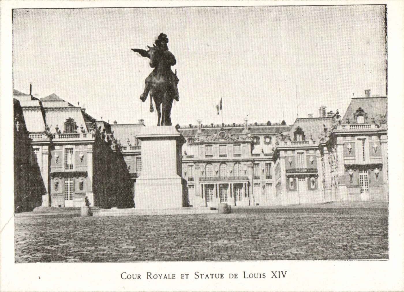 MODERN CARD Versailles Royal Court And Statue Of Louis XIV