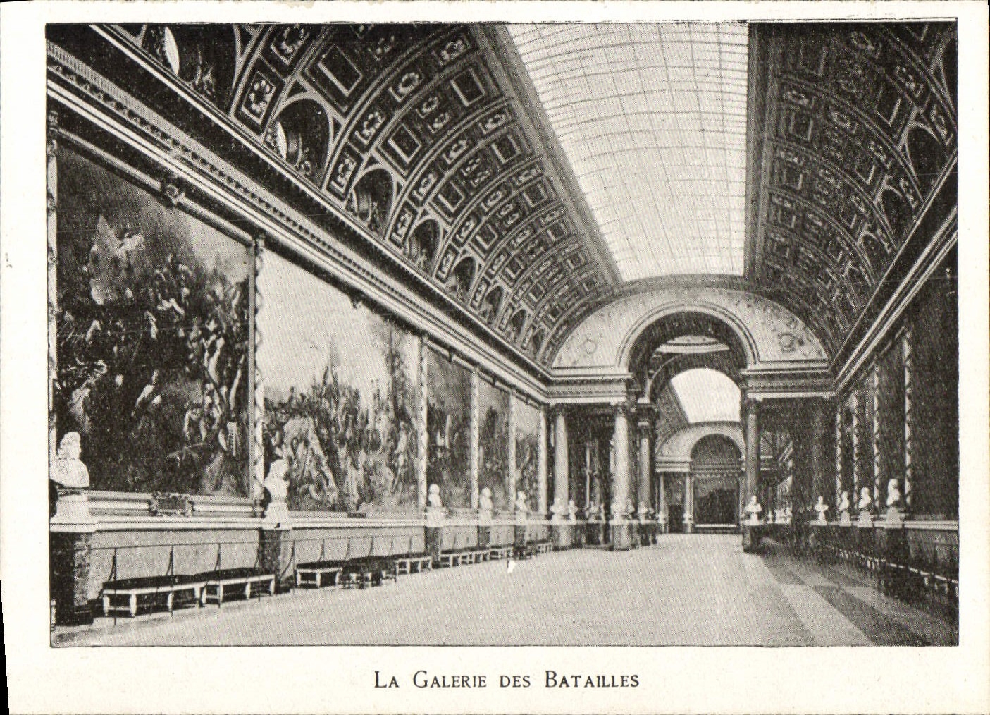 MODERN CARD Versailles the Gallery Of the Battles