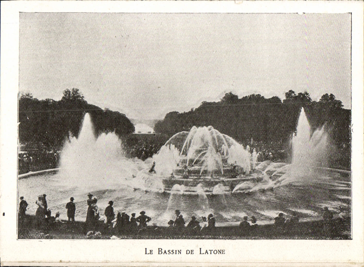 MODERN CARD Versailles the Basin De Latone