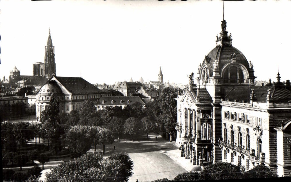POSTAL MODERNA Estrasburgo el paladar del Rin