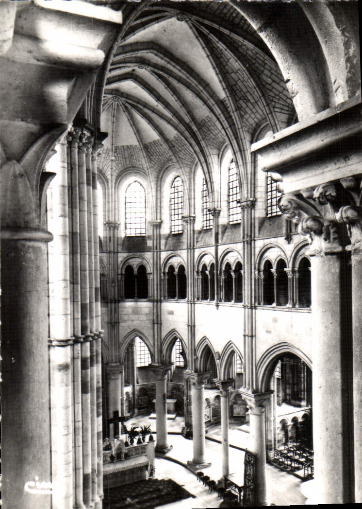 POSTAL MODERNA basílica de Vezelay del estribillo de Madeleine