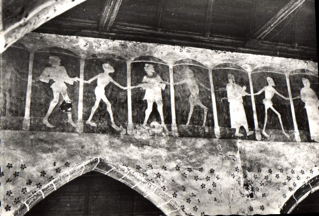 MODERN CARD Plouha Vault De Kermaria Year Isquit the interior Fresco