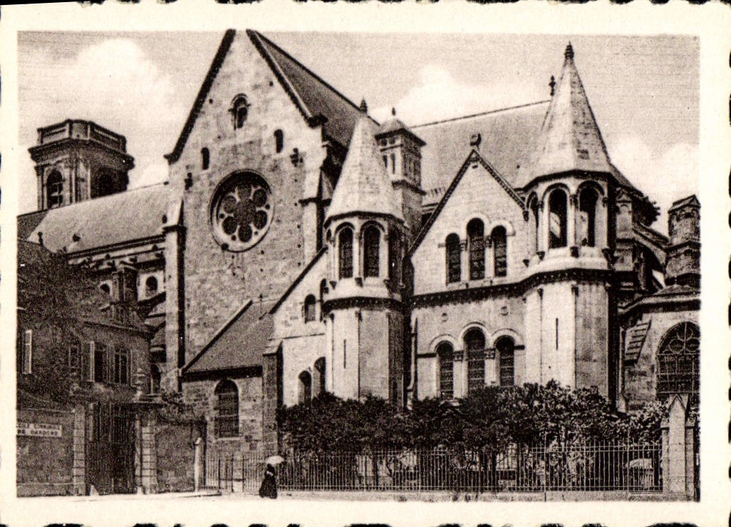 MODERN CARD the Cathedral the Langres Apse