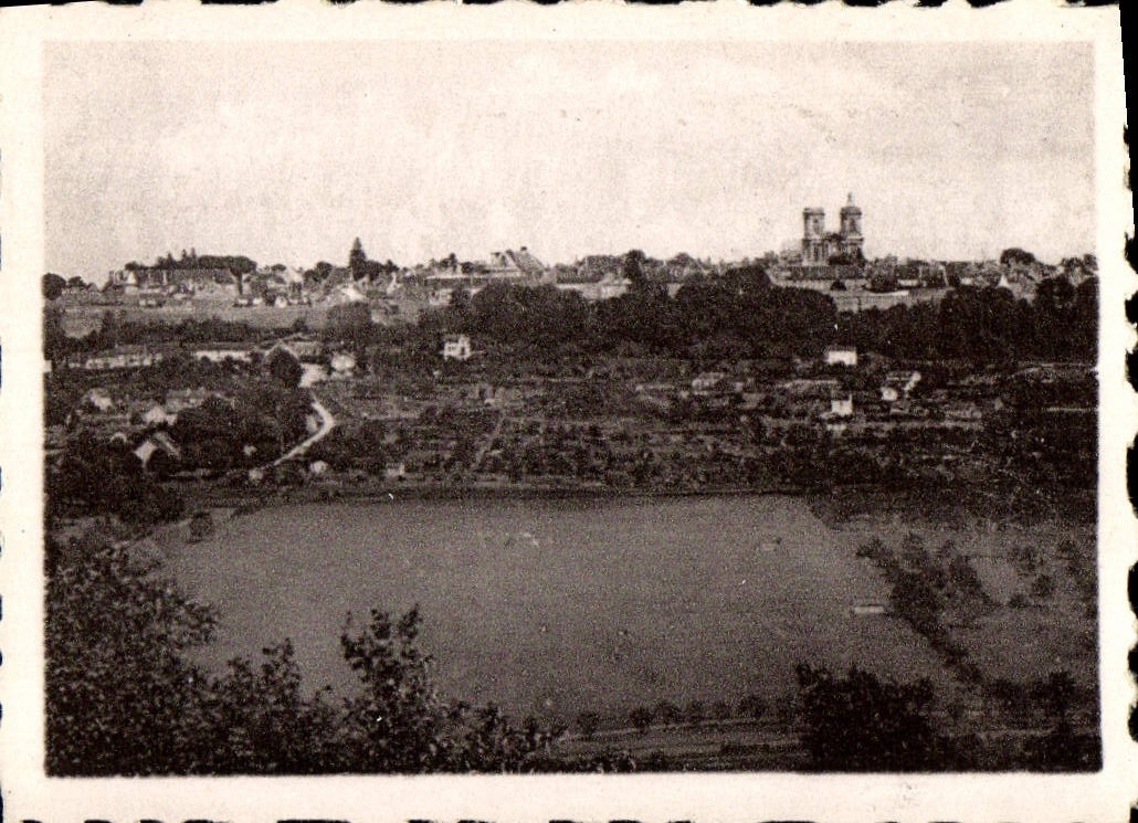 MODERN CARD Panoramic View Taken De Brevoines Langres