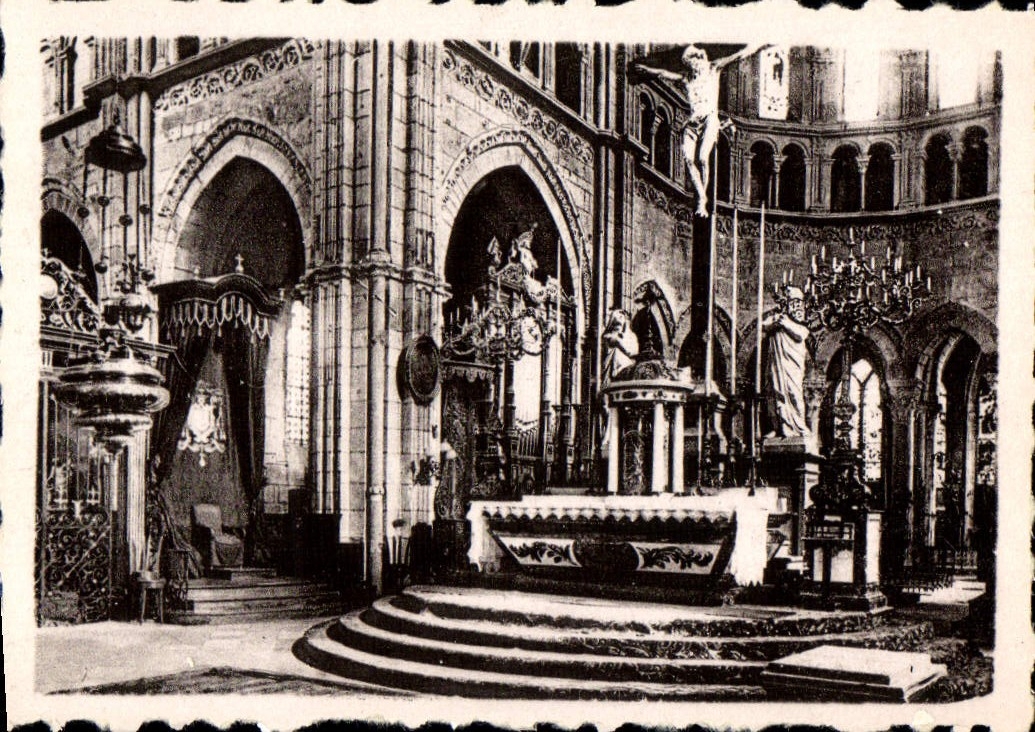 MODERN CARD the Langres Cathedral