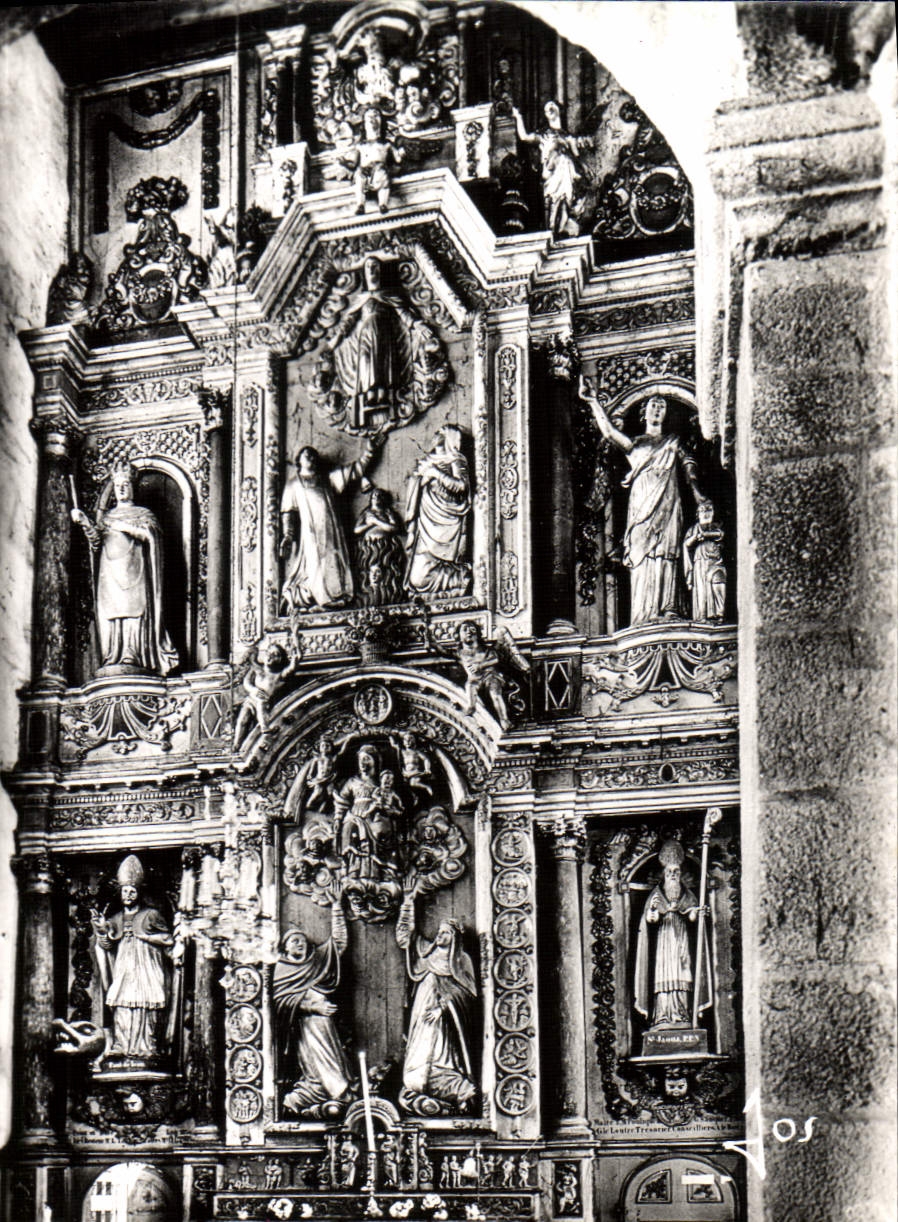 MODERN CARD Holy Thegonnec the Ground Retable Of the Rosary