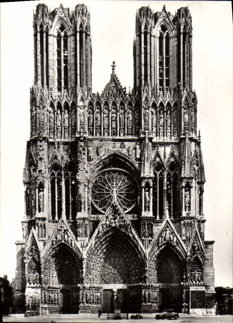 CPM Reims La Cathedrale Notre Dame