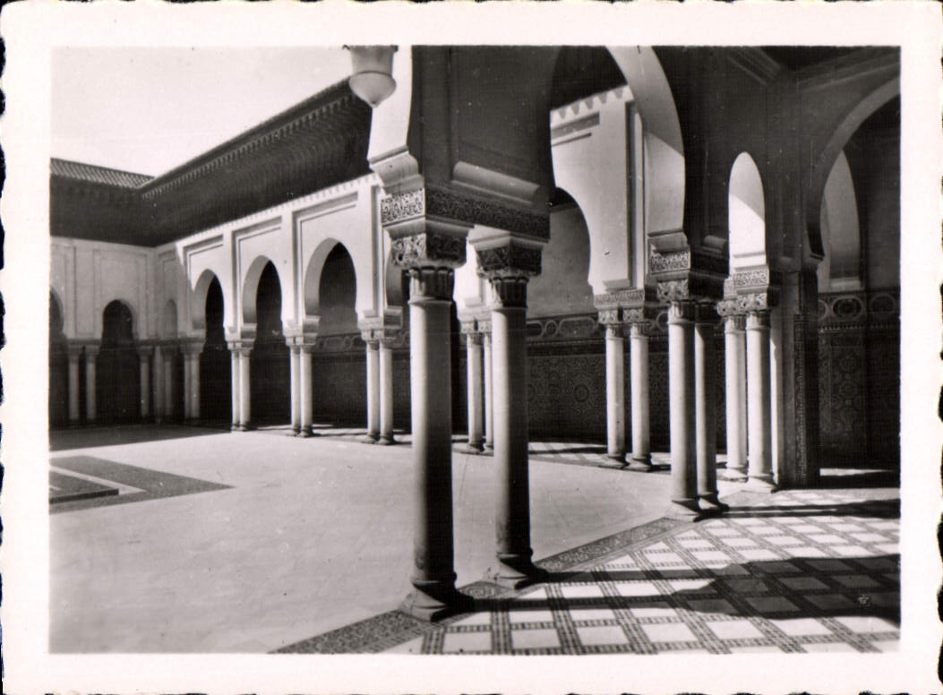 CPM Mosquee De Paris Grand Patio