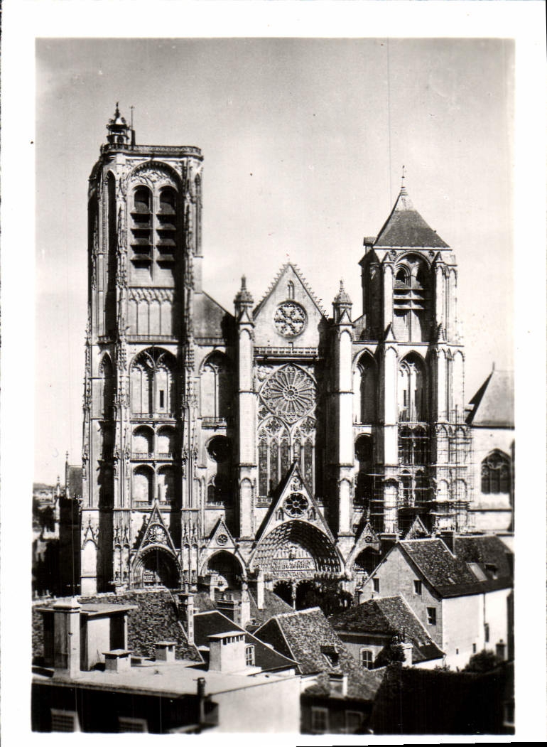POSTAL MODERNA catedral St. Etienne de Bourges