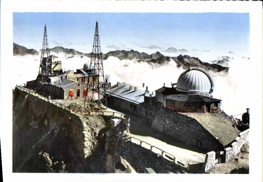 MODERN CARD Peak of the South of Bigorre Observatory