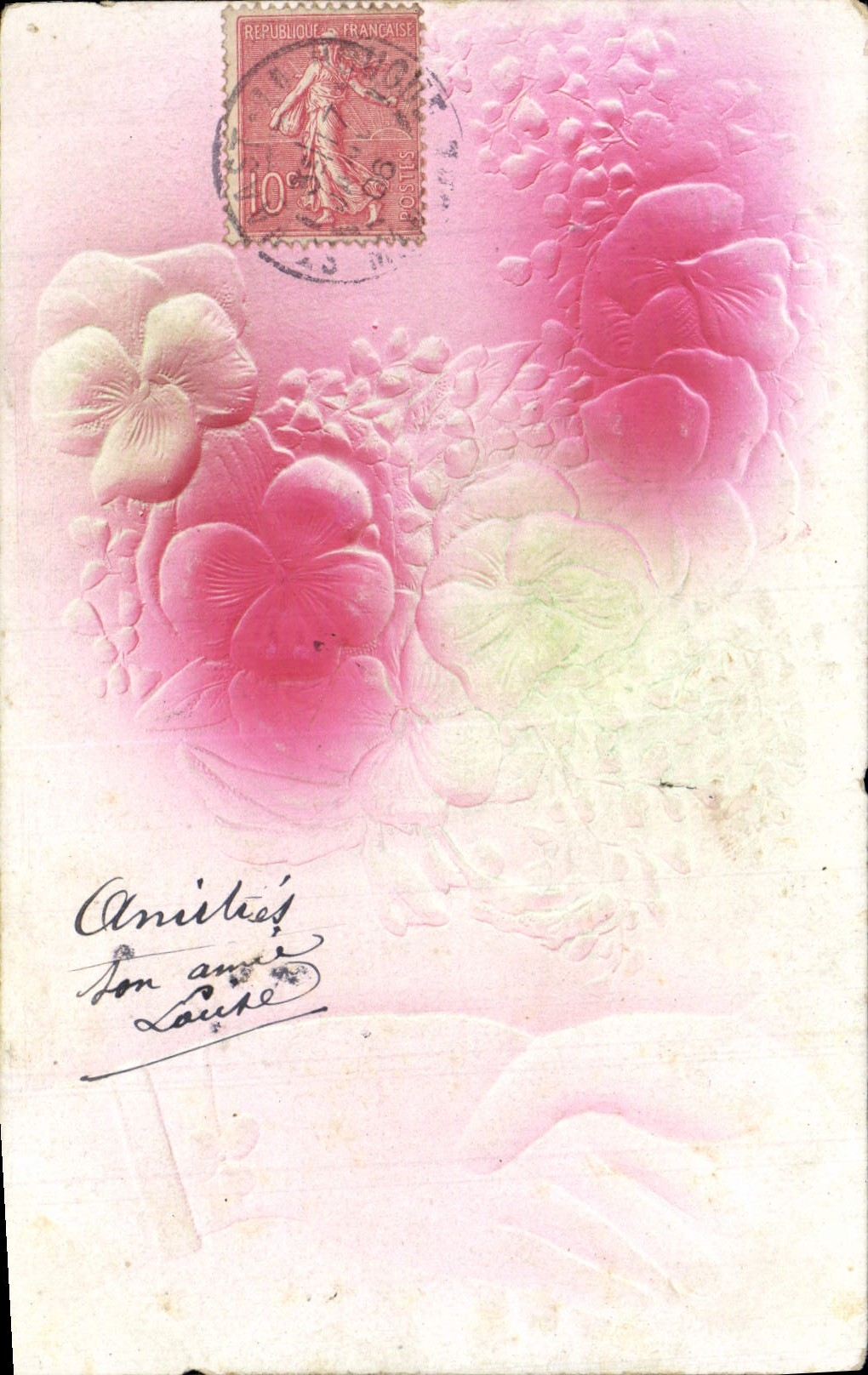 CPA Fantaisie Fleurs