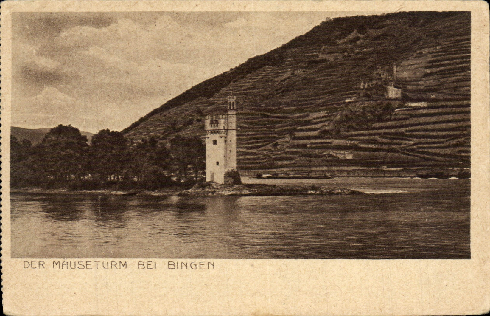 CPA Der Mauseturm Bel Bingen