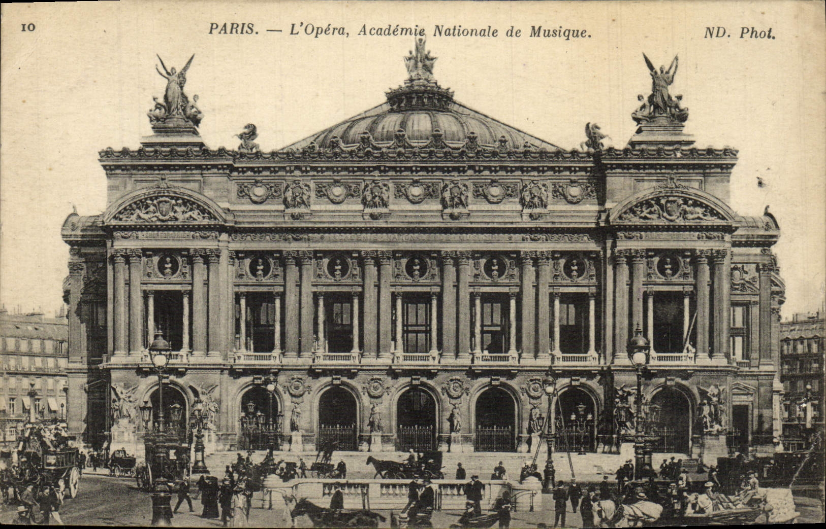 CPA Paris L'Opera Academie Nationale de Musique