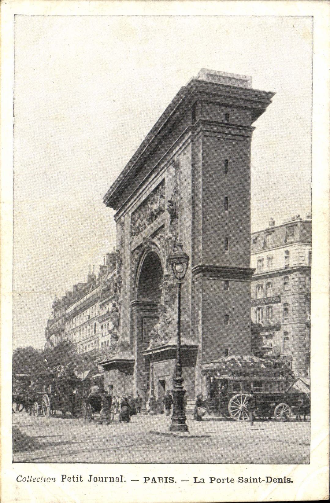 CPA Paris Petit Journal Paris La Porte Saint Denis