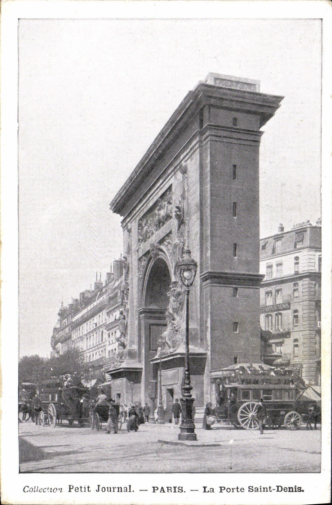CPA Paris Petit Journal Paris La Porte Saint Denis