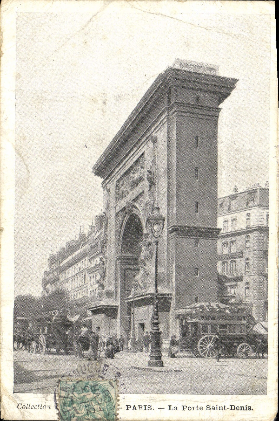 CPA Paris Petit Journal Paris La Porte Saint Denis