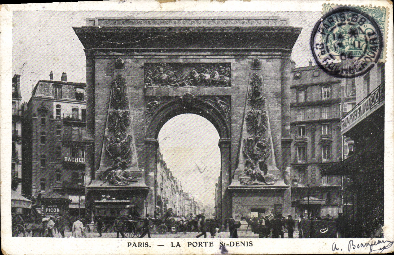 CPA Paris La Porte St Denis