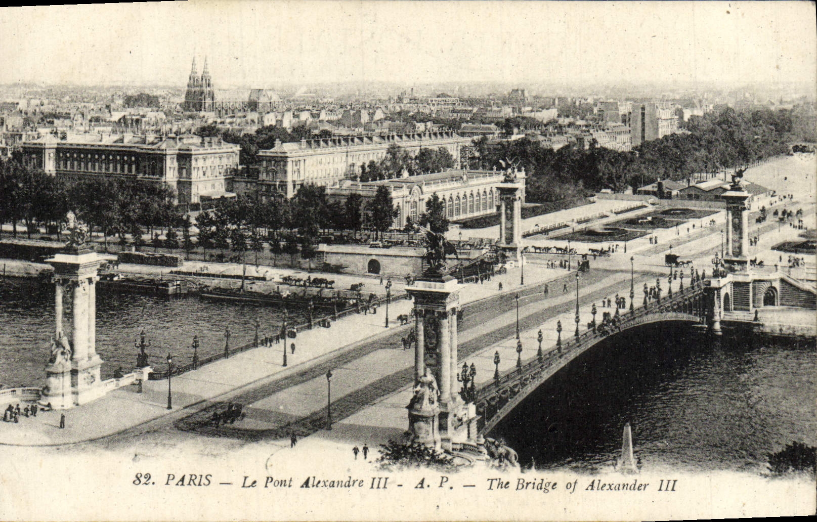 CPA Paris Le Pont Alexandre III
