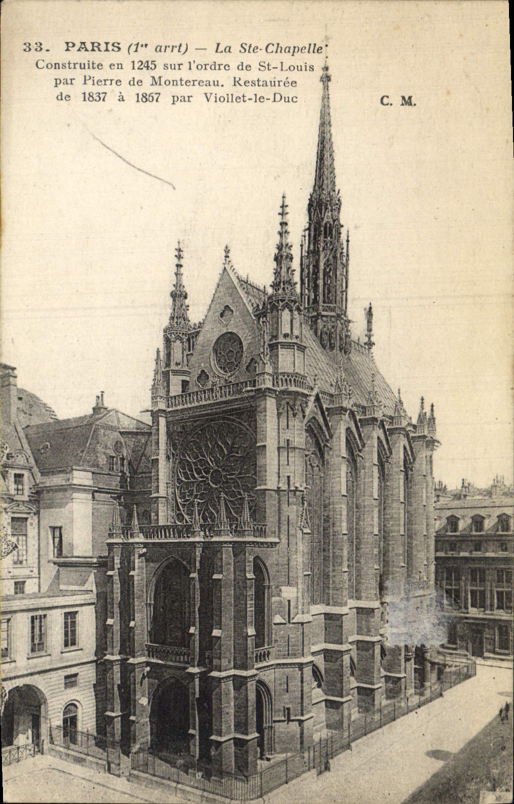 CPA Paris La Sainte Chapelle 