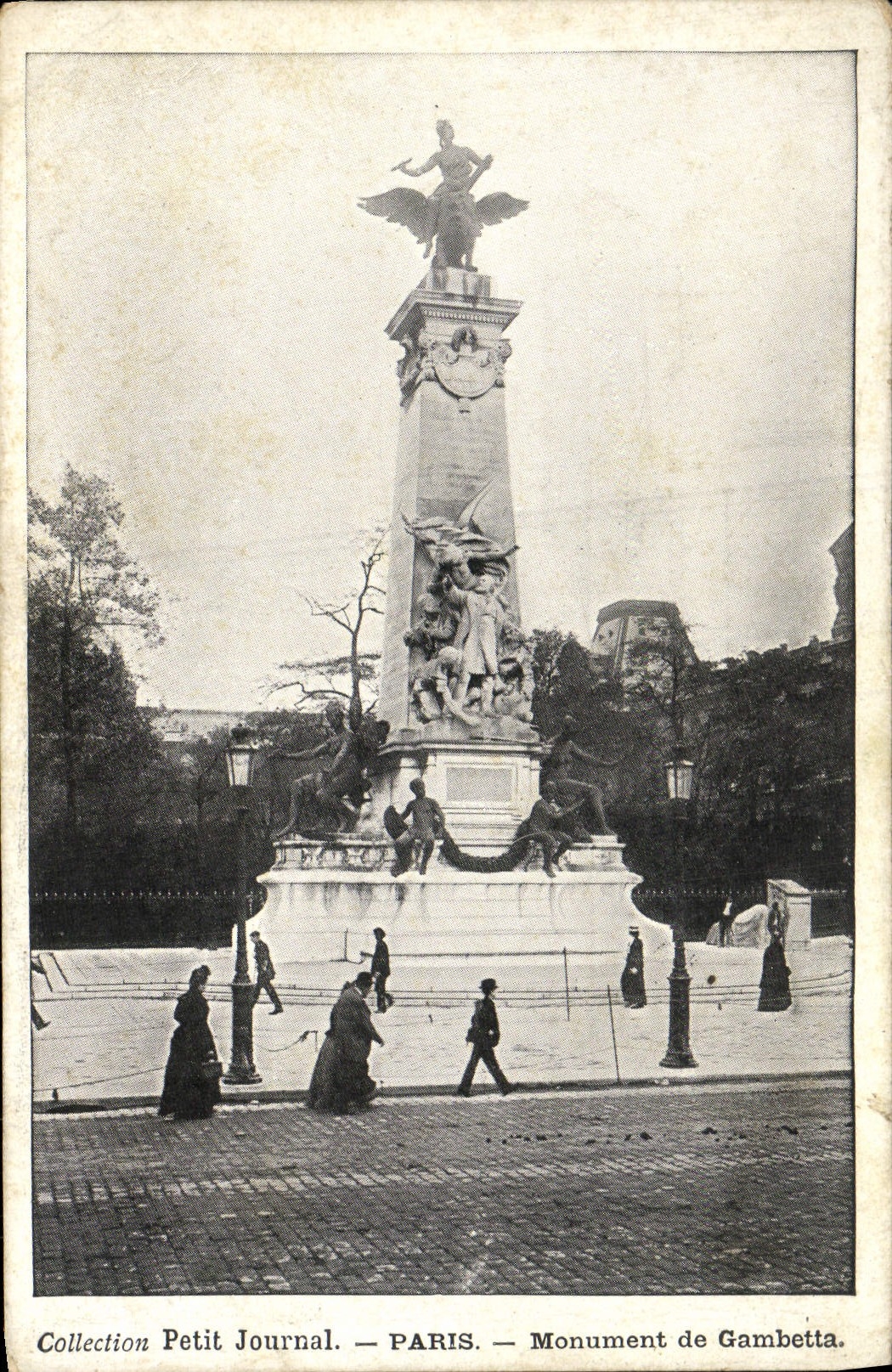 CPA Collection Petit Journal Paris Monument de Gambetta 