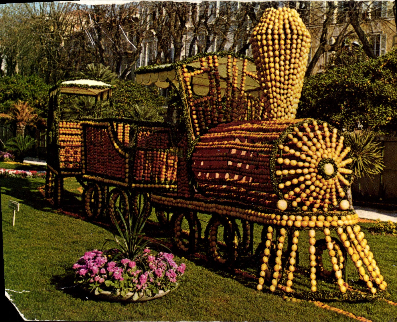 POSTAL MODERNA Menton festival de Citon