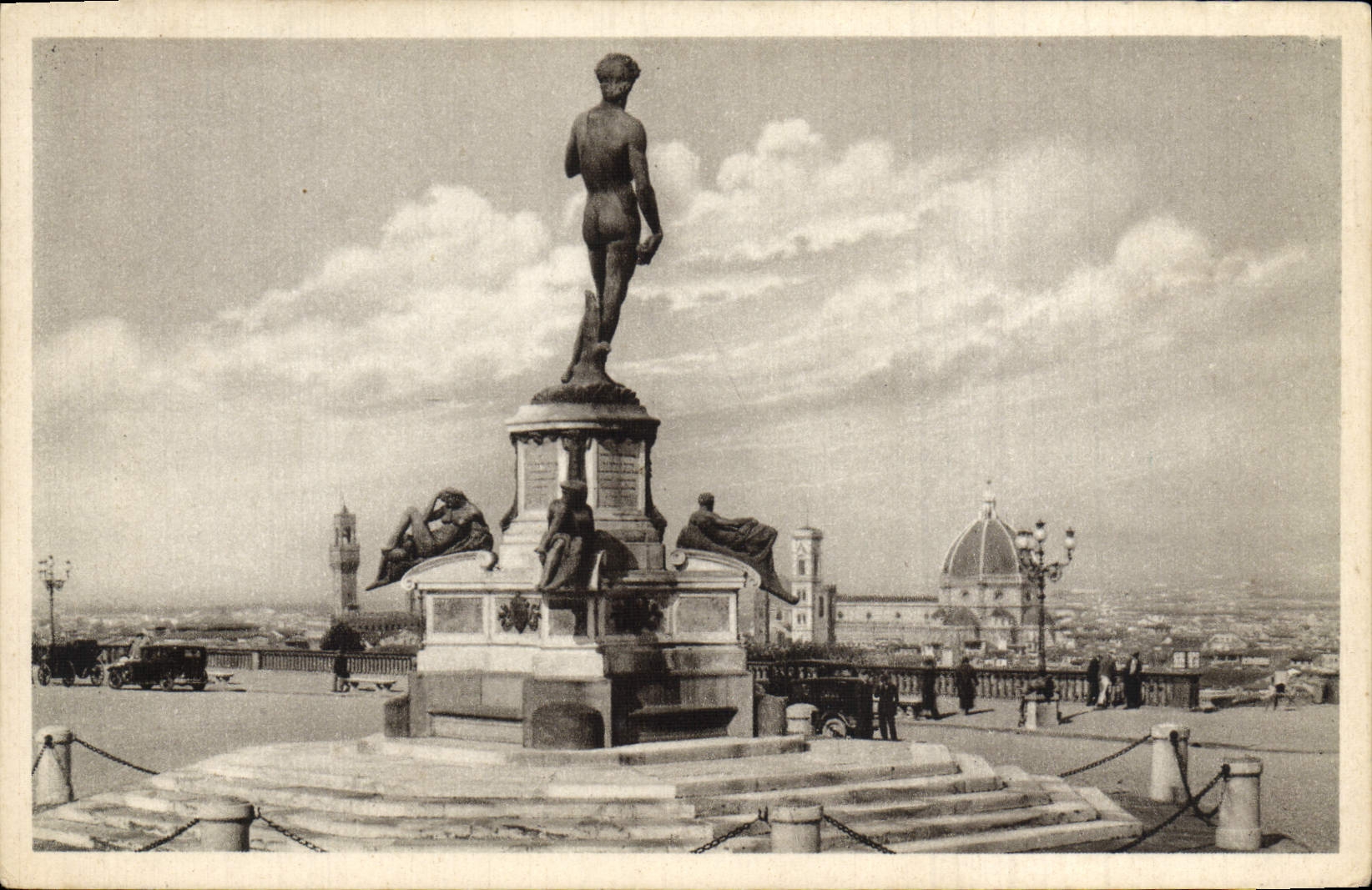 POSTAL Firenze Piazzale Michelangiolo de la VENDIMIA