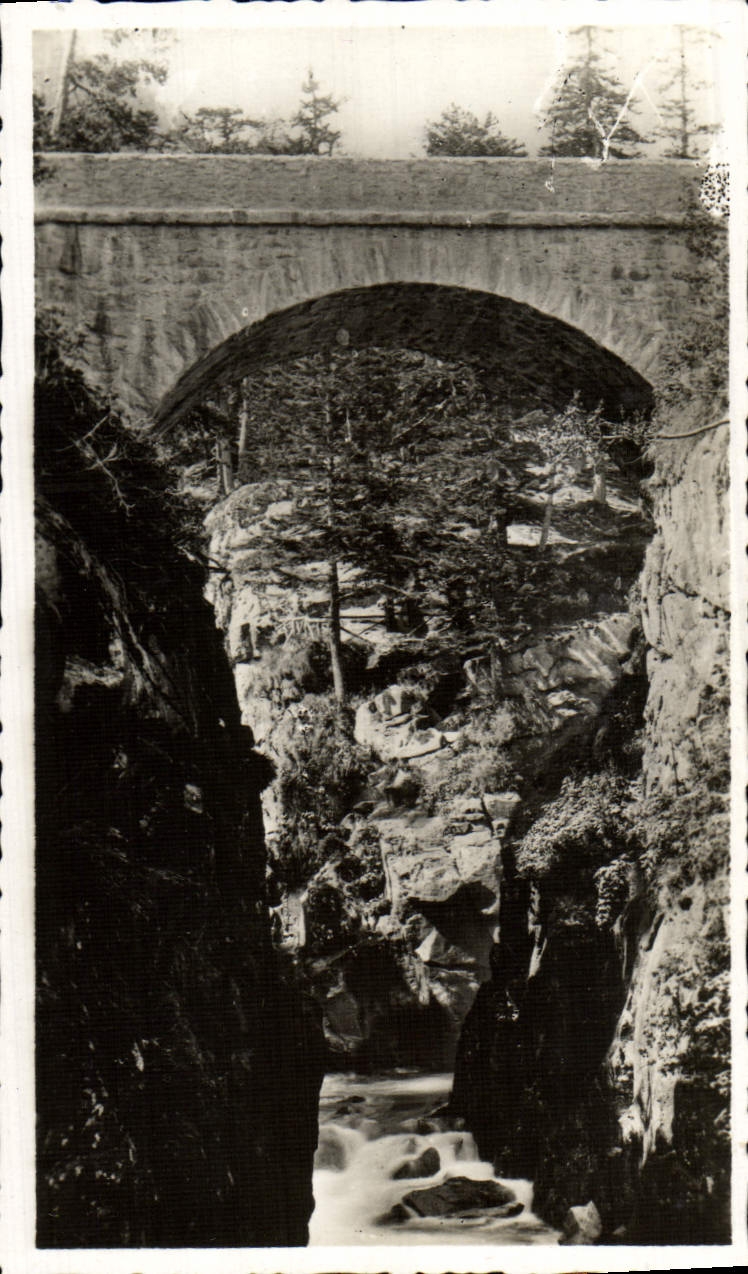 CPM Environs De Cauterets Le Pont d'Espagne