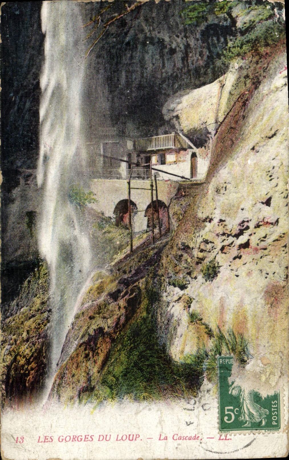 CPA Les Gorges Du Loup La Cascade