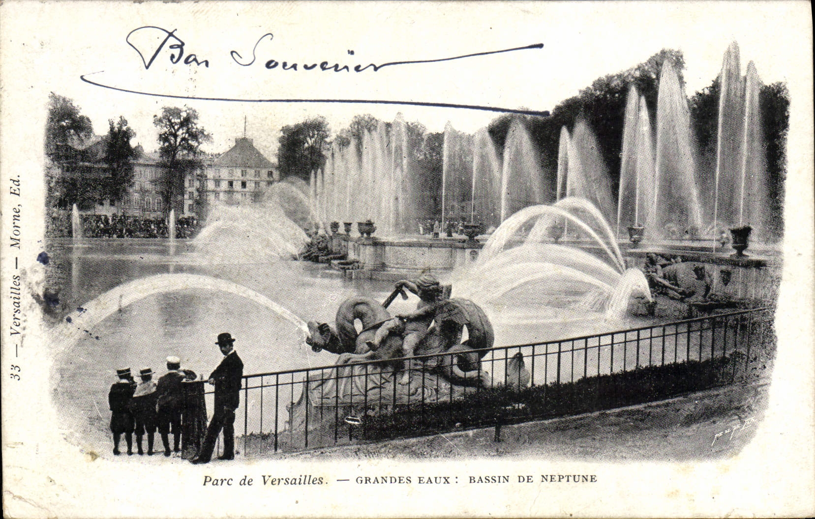 CPA Parc de Versailles Grandes Eaux Bassin De Neptune