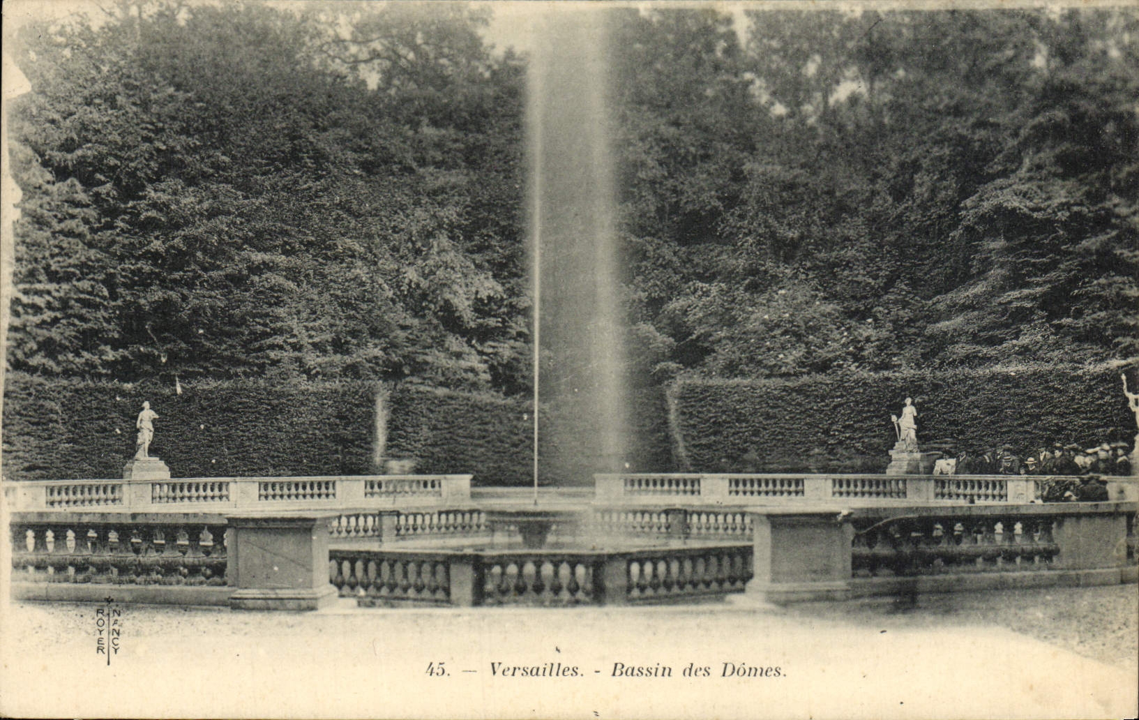 CPA Parc de Versailles Bassin des Domes