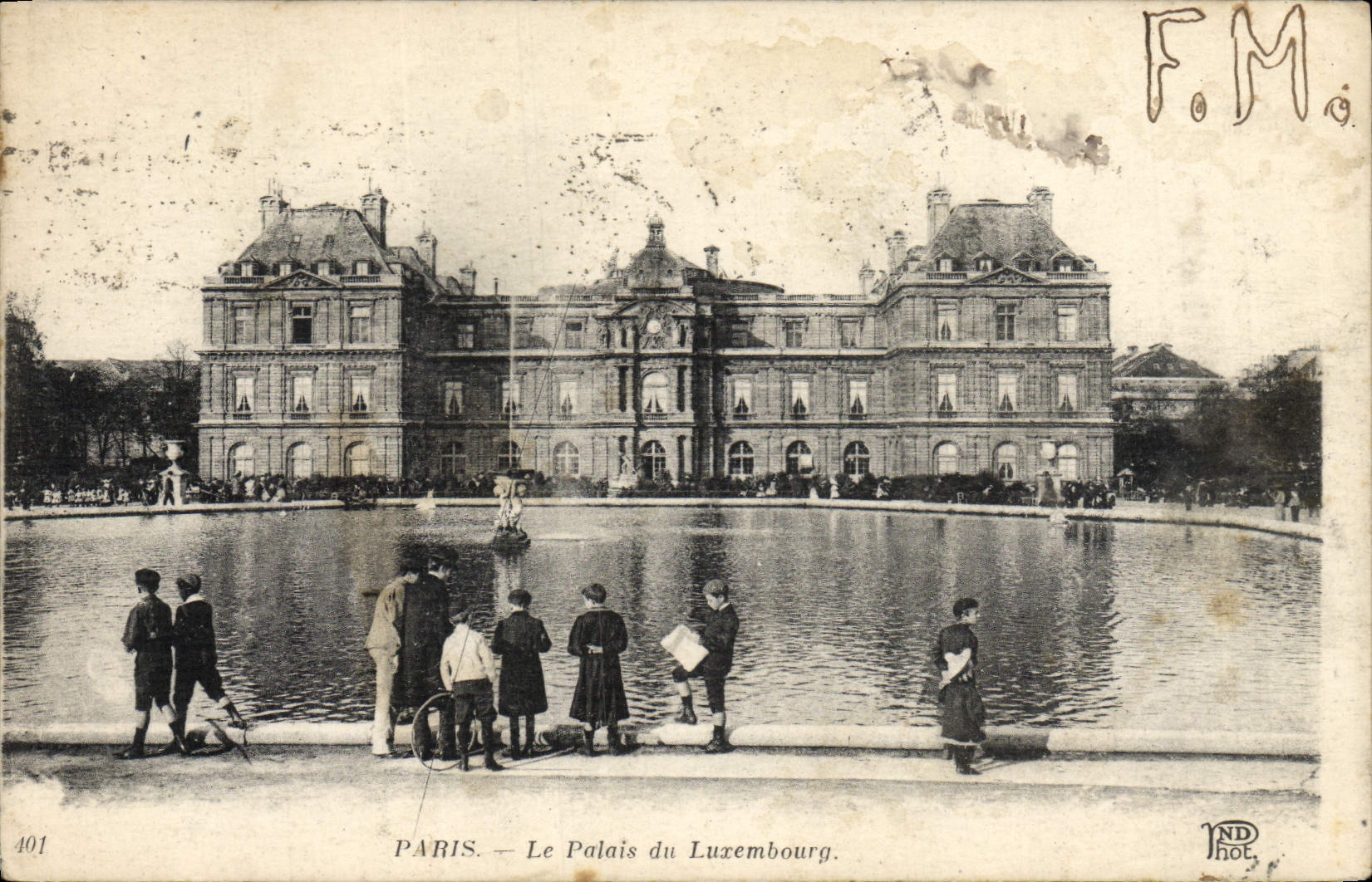 CPA Paris Palais du Luxembourg Enfants
