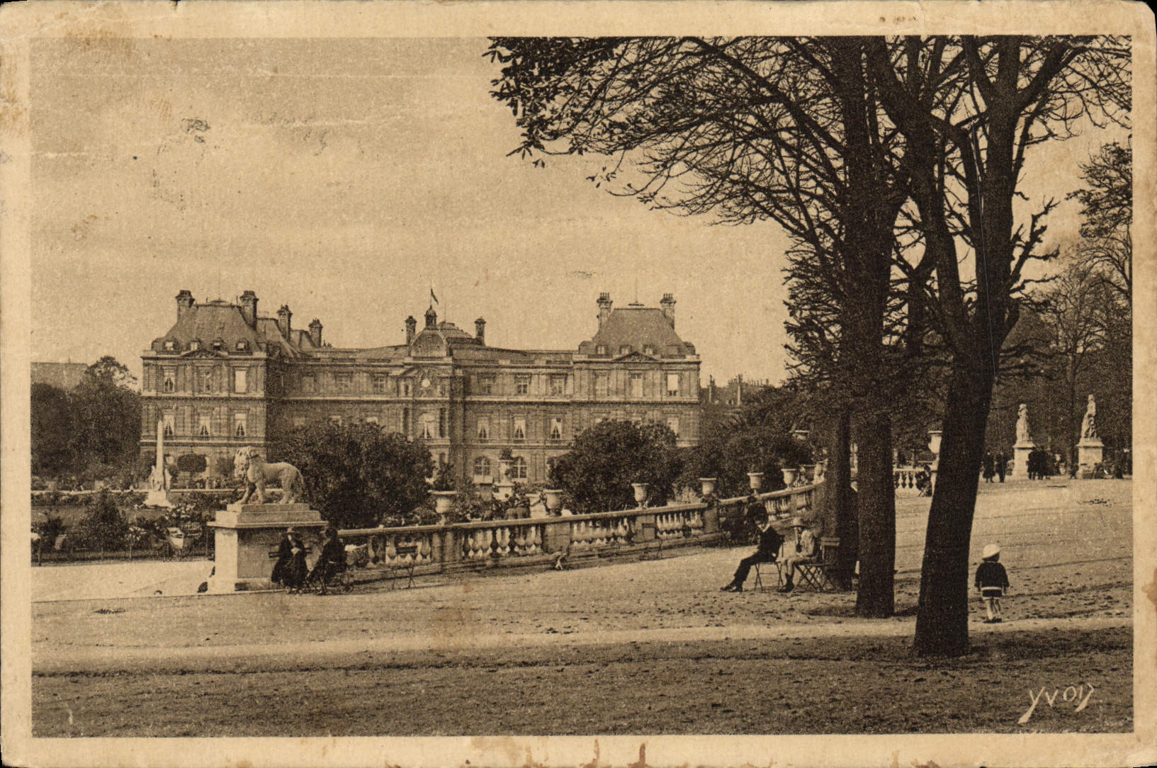 CPA Paris Palais du Luxembourg