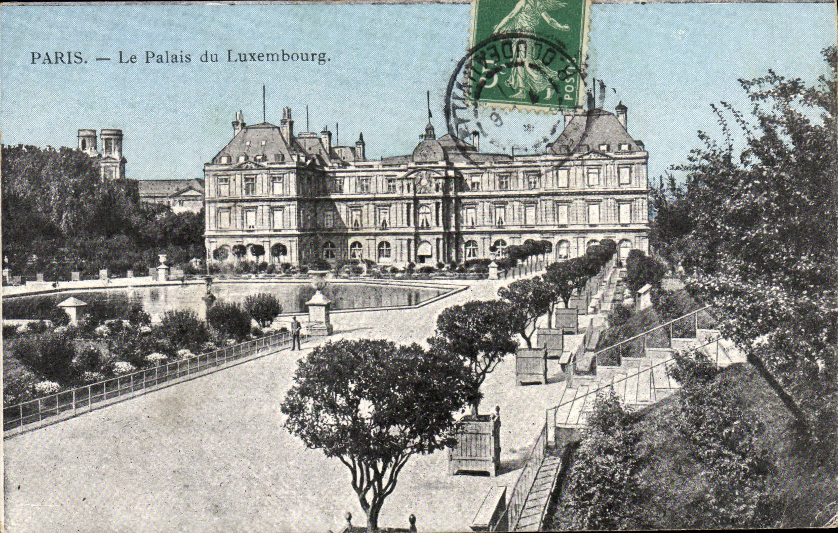 CPA Paris Le Palais du Luxembourg