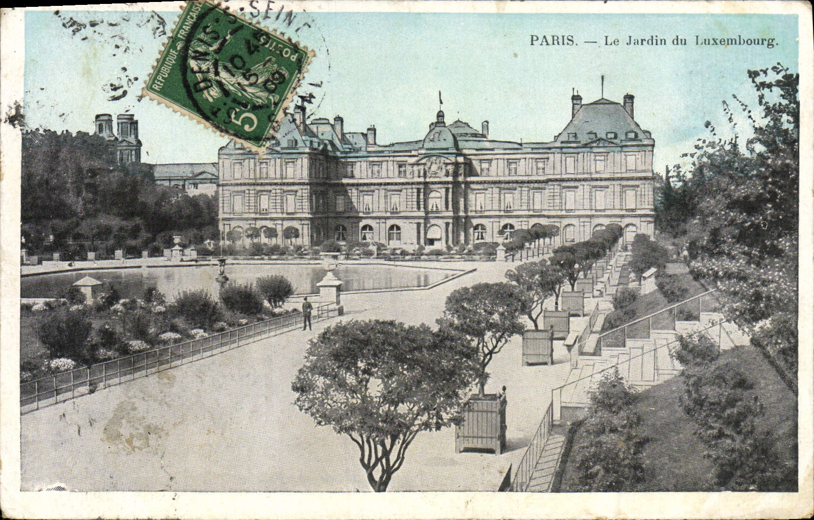 CPA Paris Palais du Luxembourg