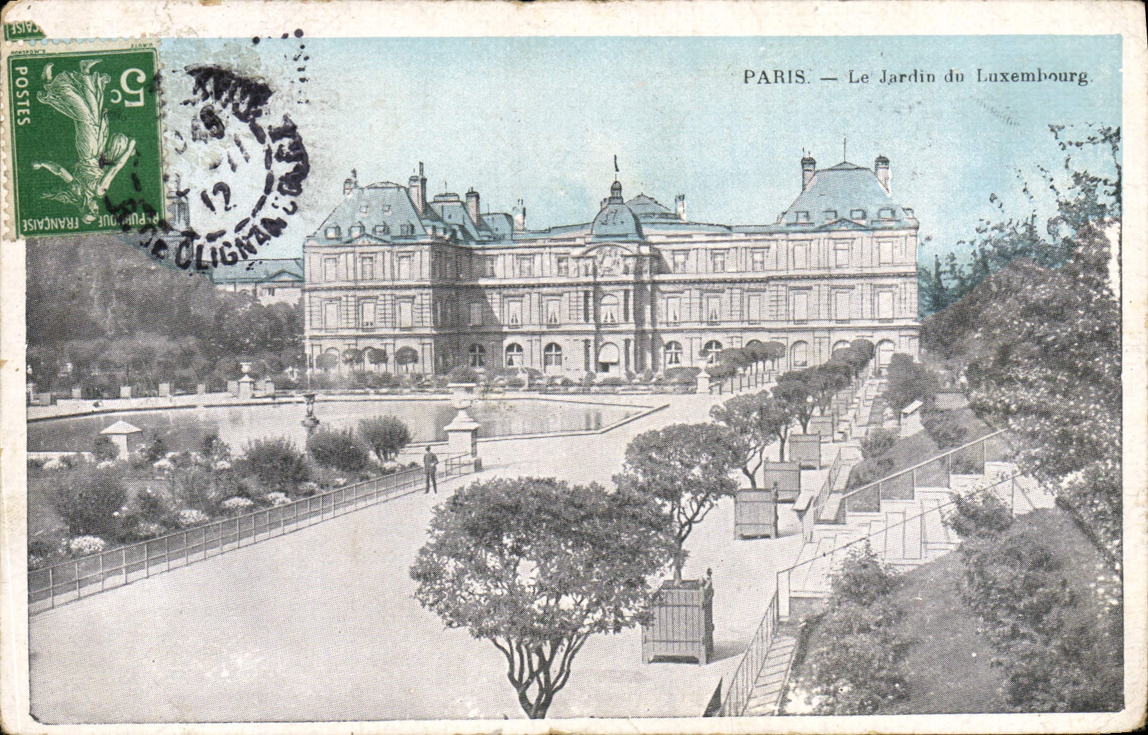 CPA Paris Le Jardin du Luxembourg
