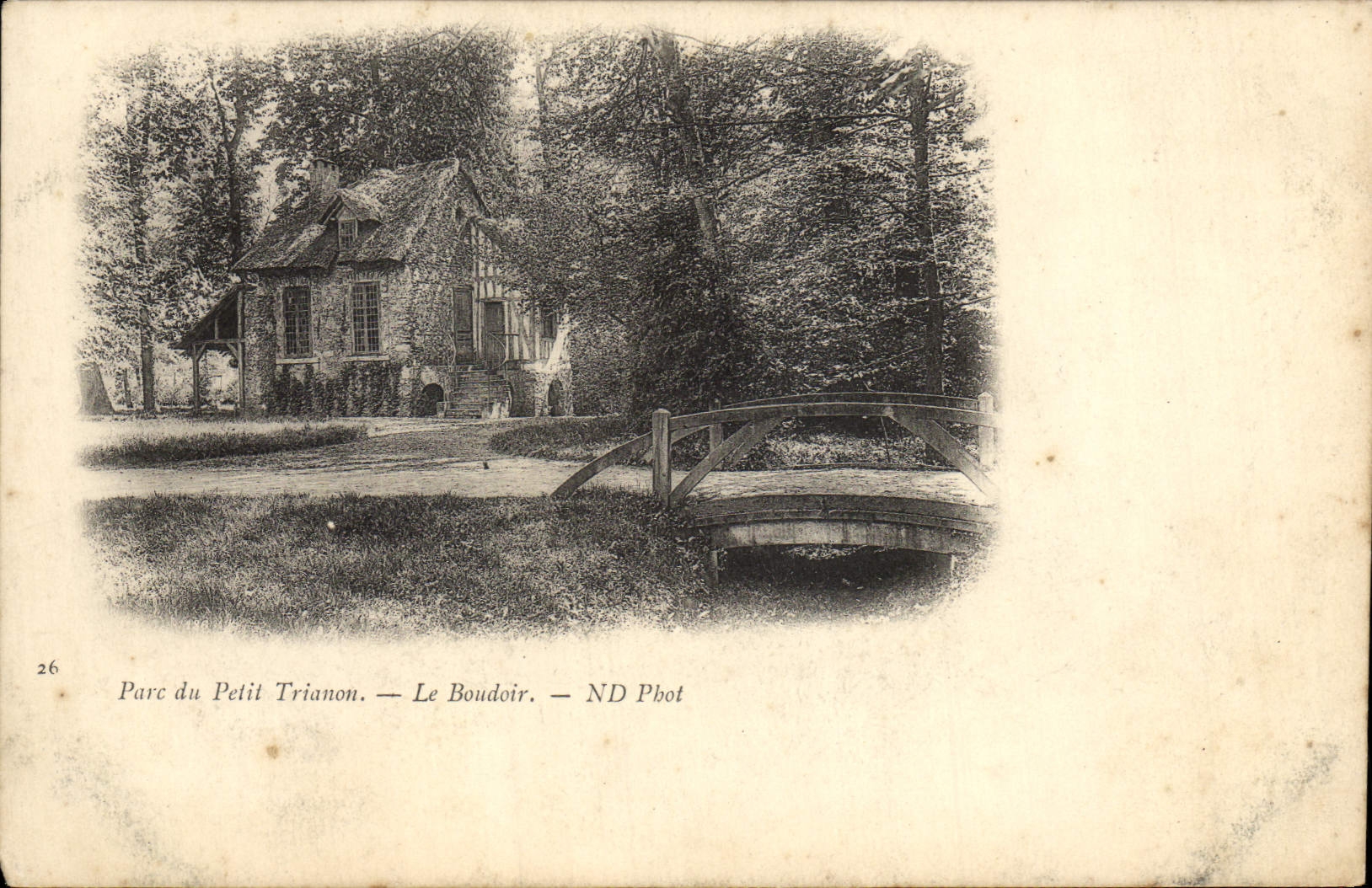 CPA Versailles Parc petit Trianon Le Boudoir